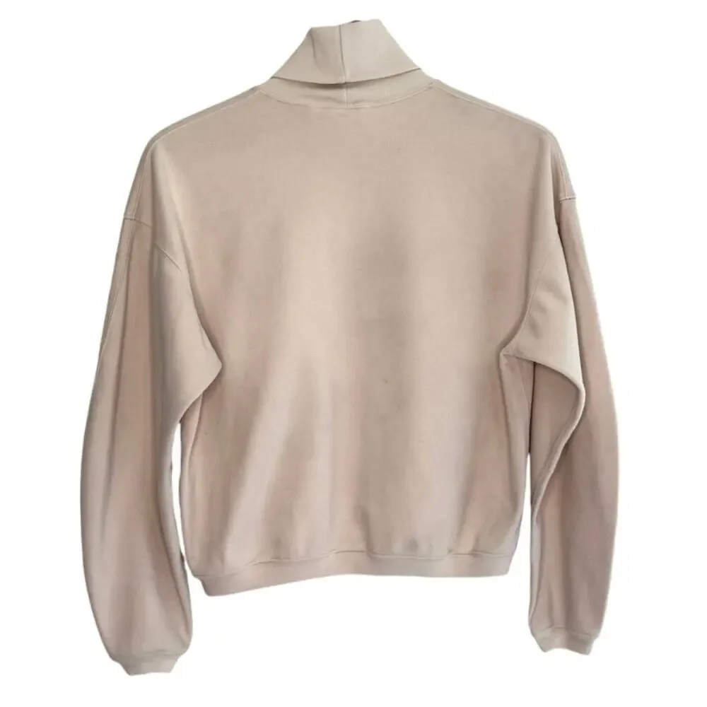 Uniqlo turtleneck top size small cream